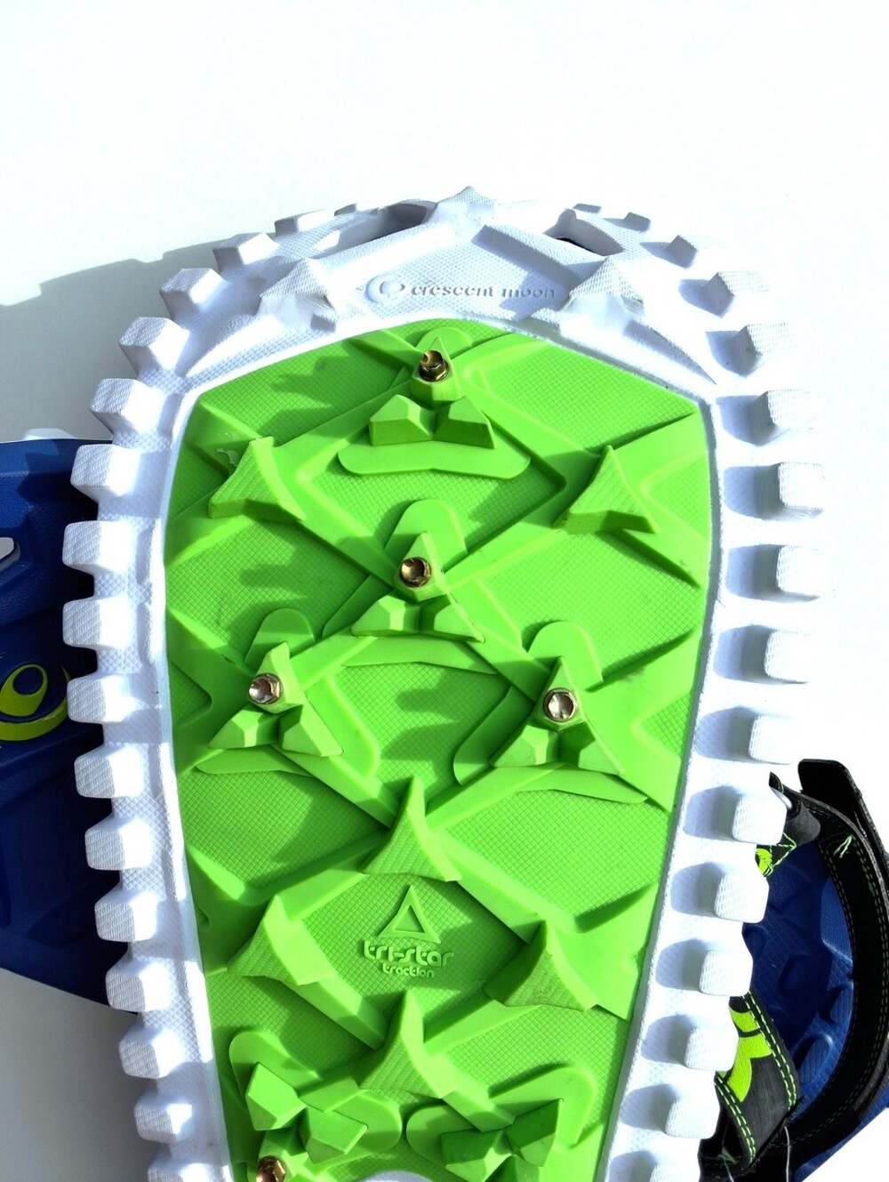 Crescent Moon EVA Foam Snowshoes - Blue/Green (NWT) - Picture 3 of 4